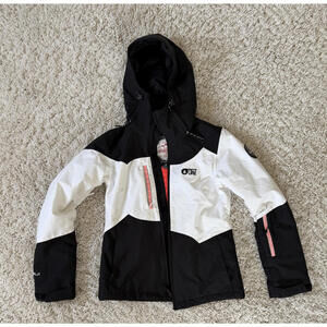 Picture Organic Women Winter Ski Jacket Black and White - S